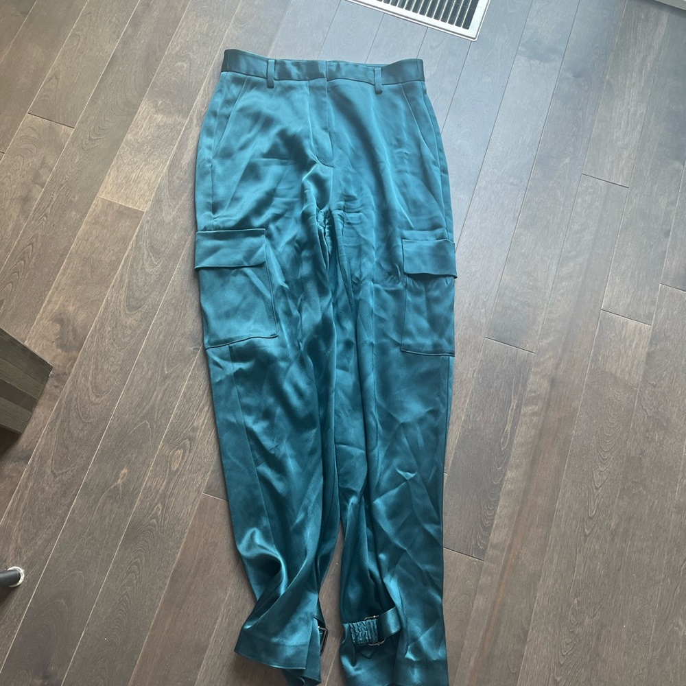 Babaton Blue Straight Leg Pants